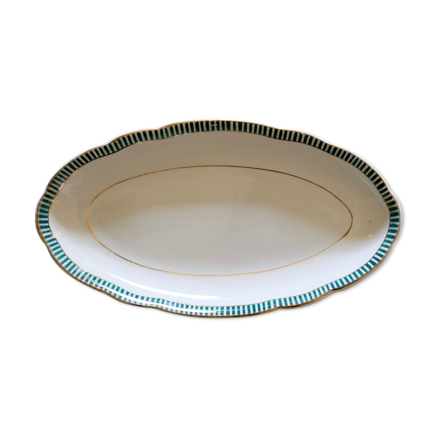 Porcelain ravier collection ''Juan'' Sarreguemine Digoin 1950