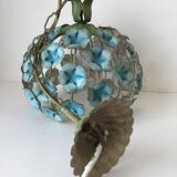 Vintage metal ball chandelier