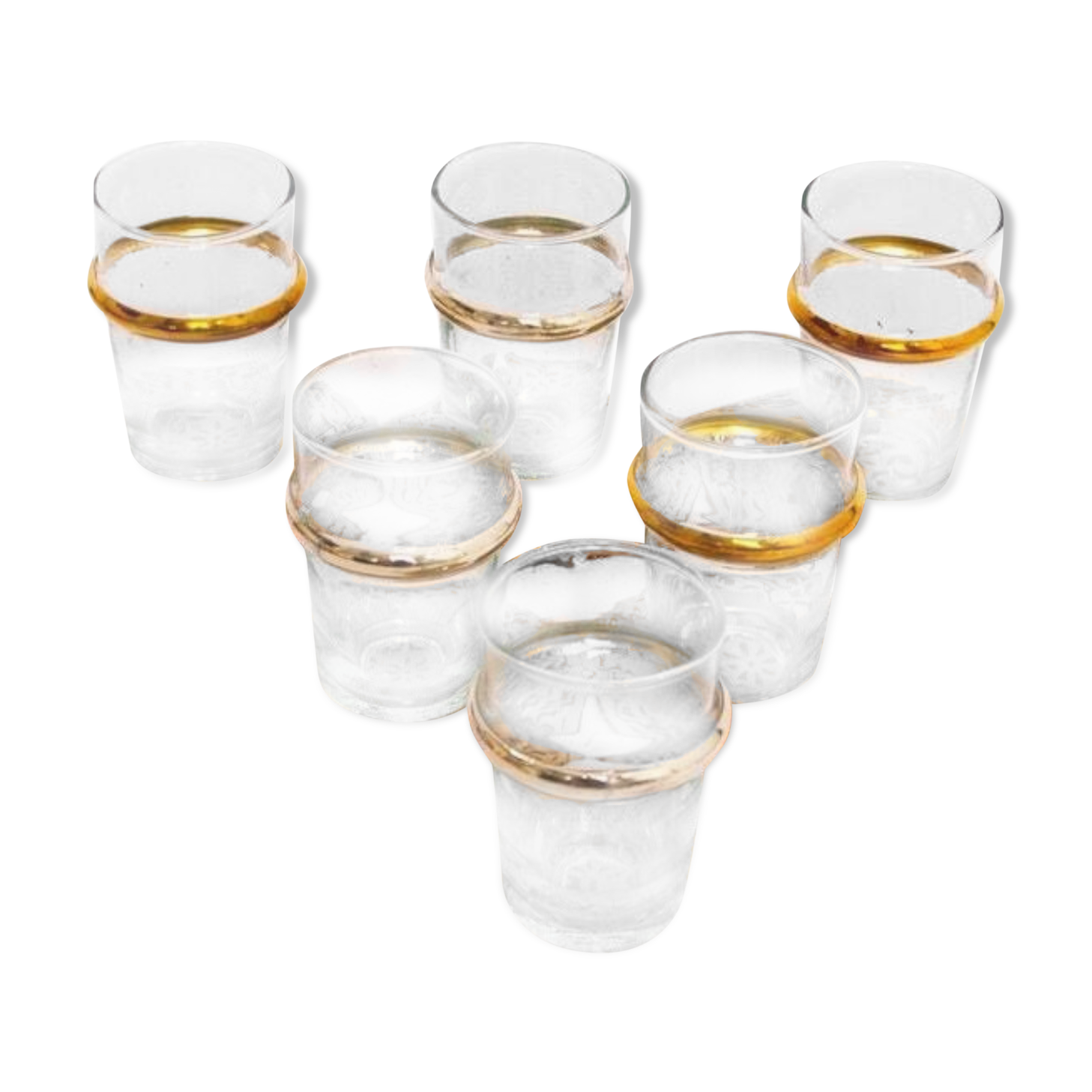 6 Gobelets Beldi En Verre Recyclé NOVASTYL - 15 Cl, Lave-vaisselle