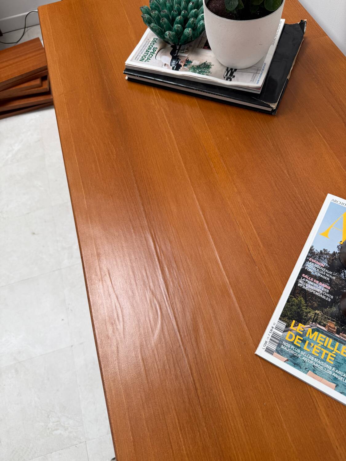 Scandinavian teak desk from the 60s