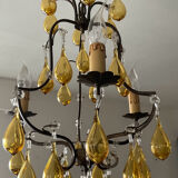 Antique Murano glass chandelier