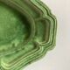 Dieulefit XXXL glazed earthenware dish with fluting 1950