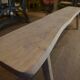 Banc en orme massif