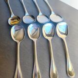 8 cuillères à glace Christofle, modèle Perles