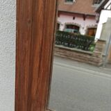 Old wooden mirror