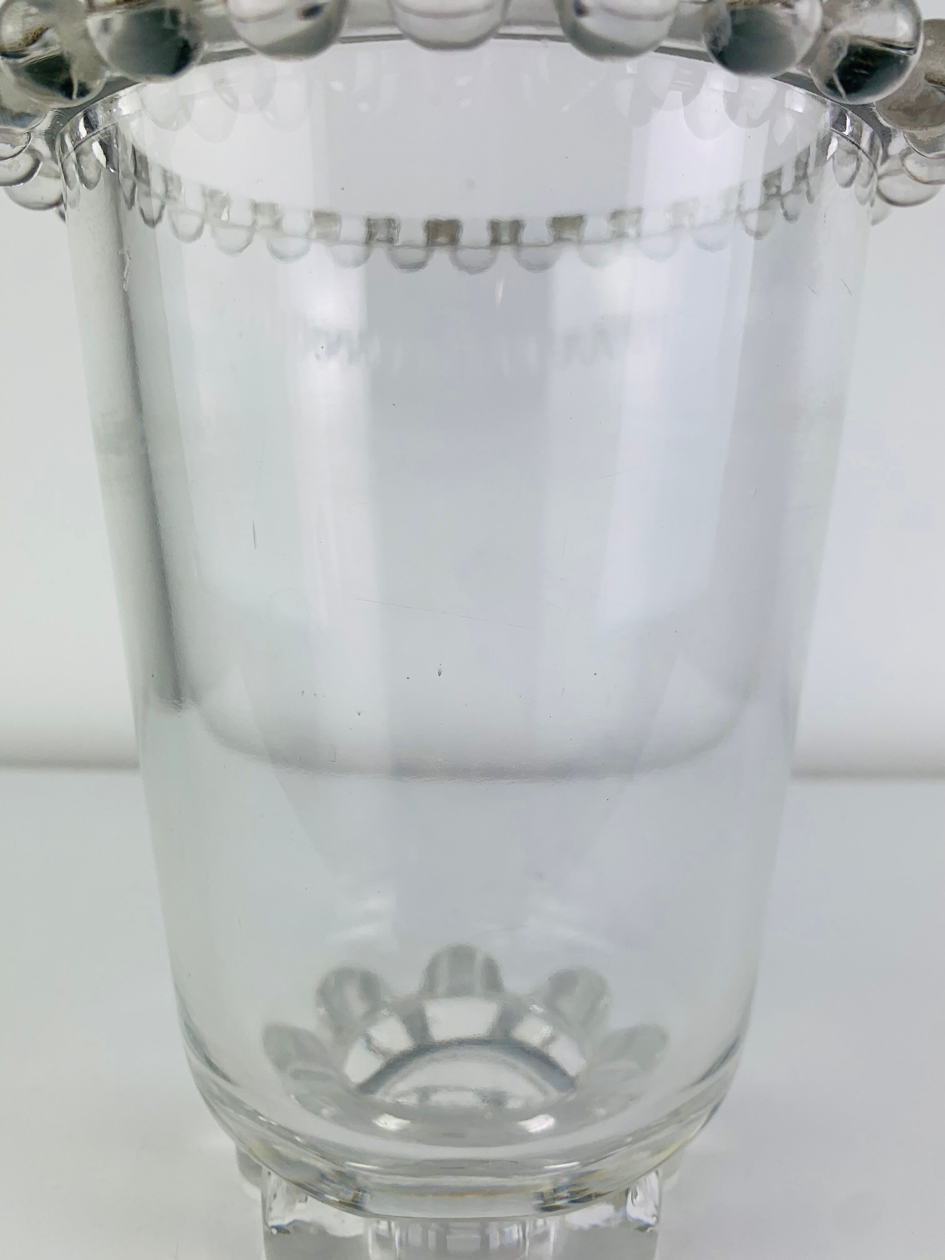 Vase art déco en verre par Rudolf Schrotter