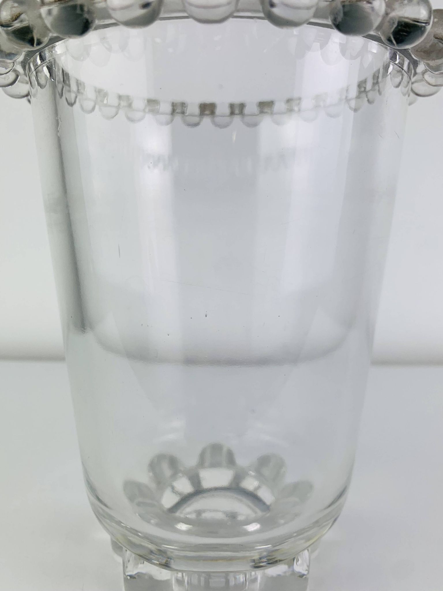 Art Deco glass vase by Rudolf Schrotter