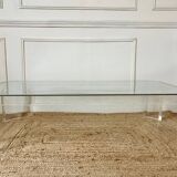 David Lange Plexiglass coffee table