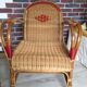 Pair of rattan chairs