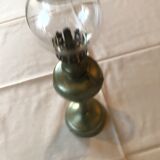 Lampe à huile en étain