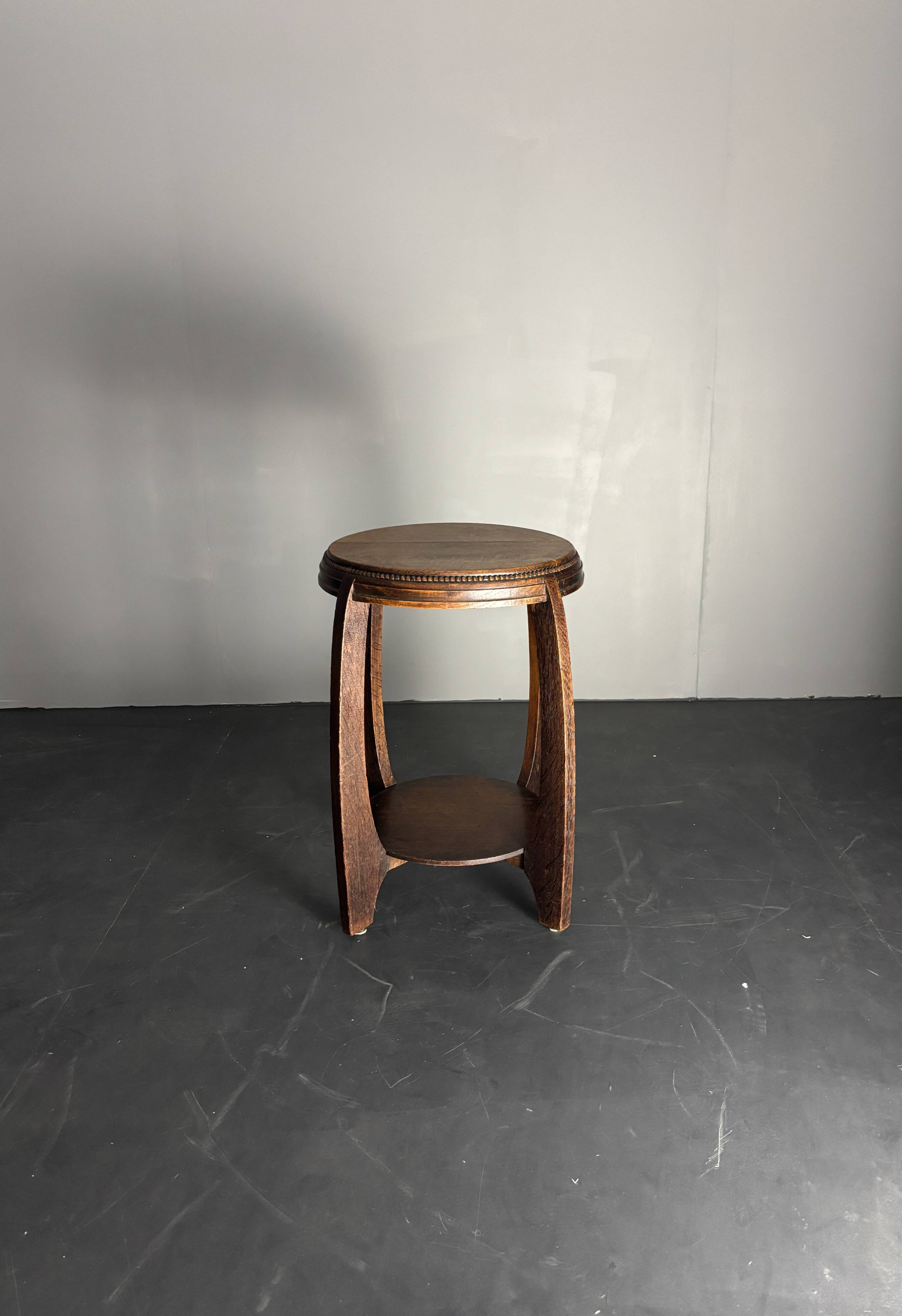 Dutch art deco Amsterdam school side table, 1930s