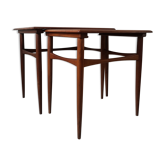 Table gigogne scandinave en teck veritable, 1970