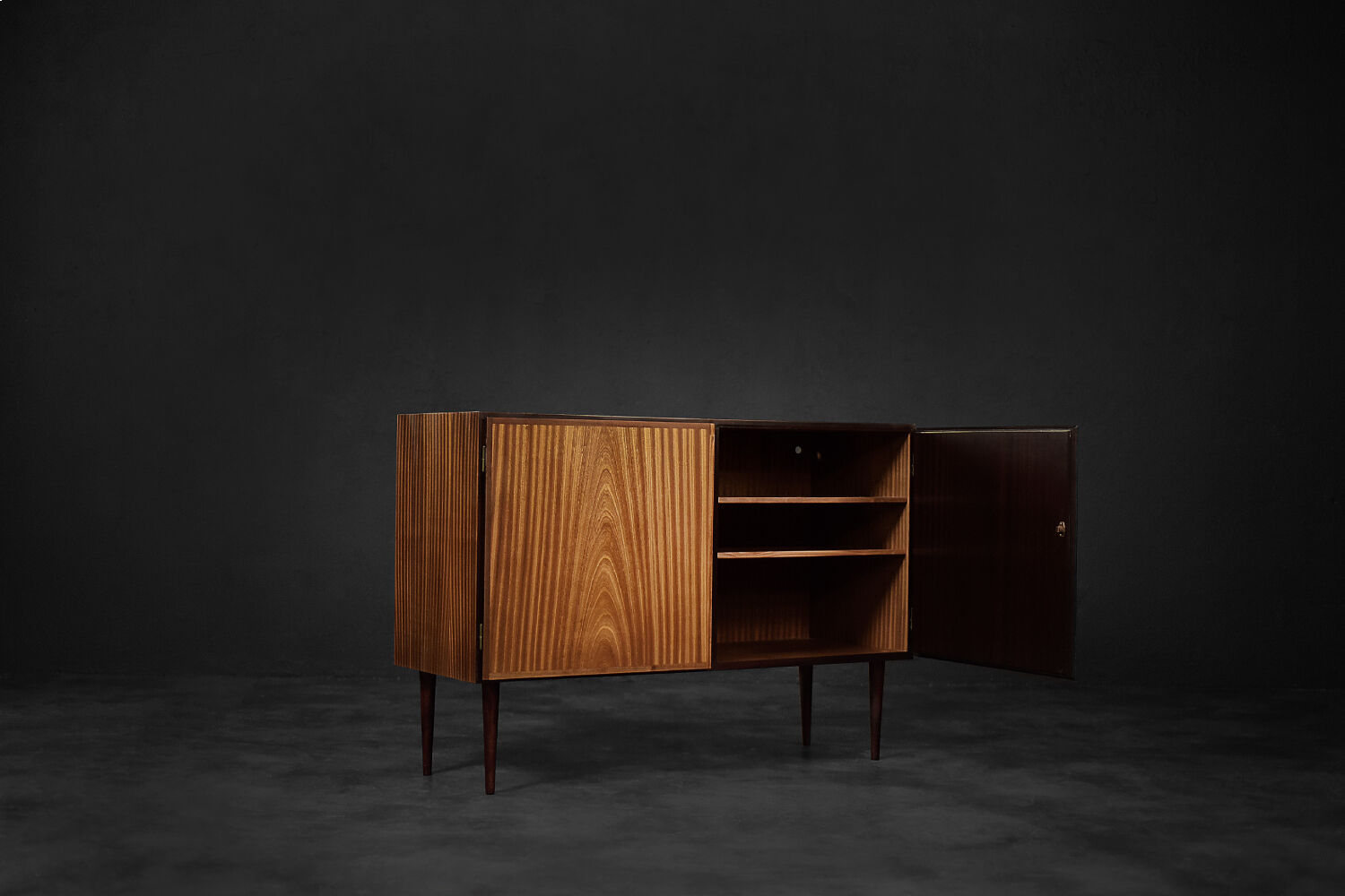 Vintage Mid-Century Scandinavian Modern Mahogany Cabinet Model 4 by Gunni Omann
