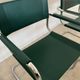 Set of 6 tubular chairs Bauhaus style design 80s/90s green