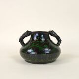 Spanish pottery vase with two handles