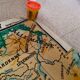 Physical map of France Kaeppeln