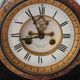 Old notary clock brocot movement and pendulum 2 bulbs 19th