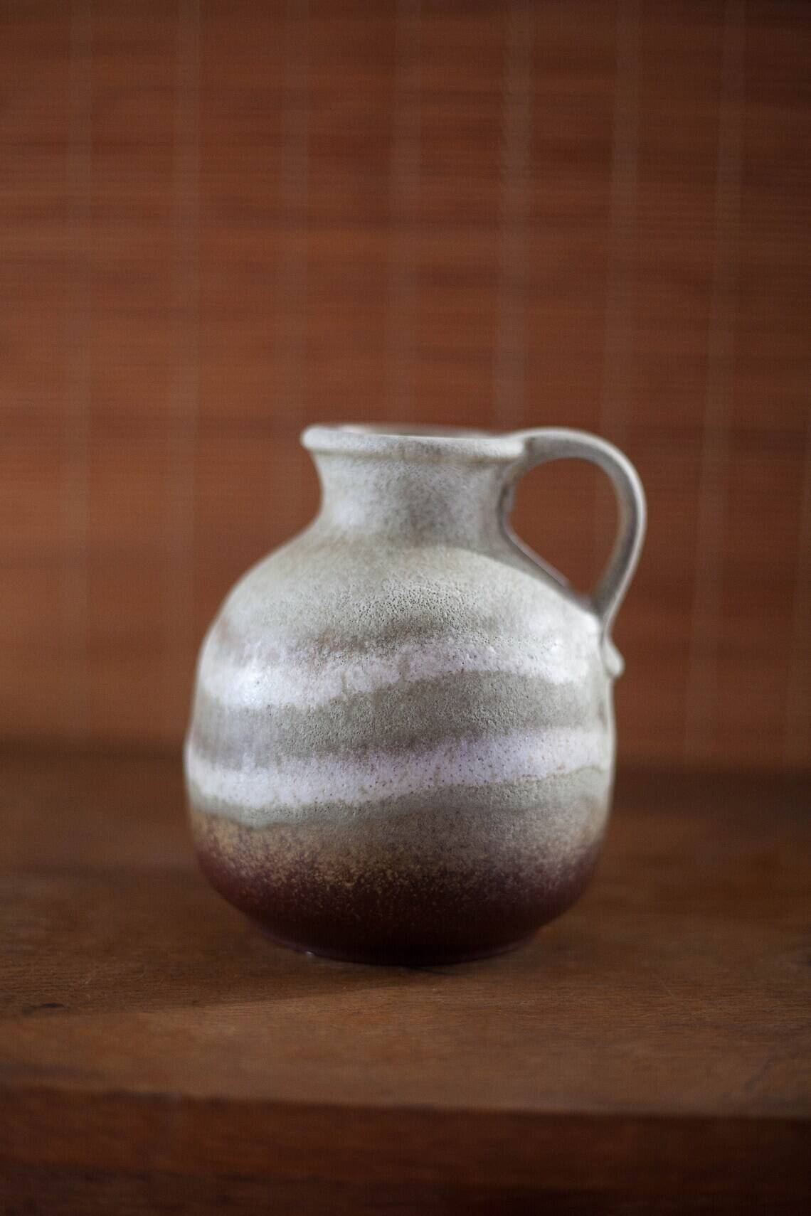 West Germany vase 514-15, German ceramic vase, flower pot, pottery, kitchen decor, decoration