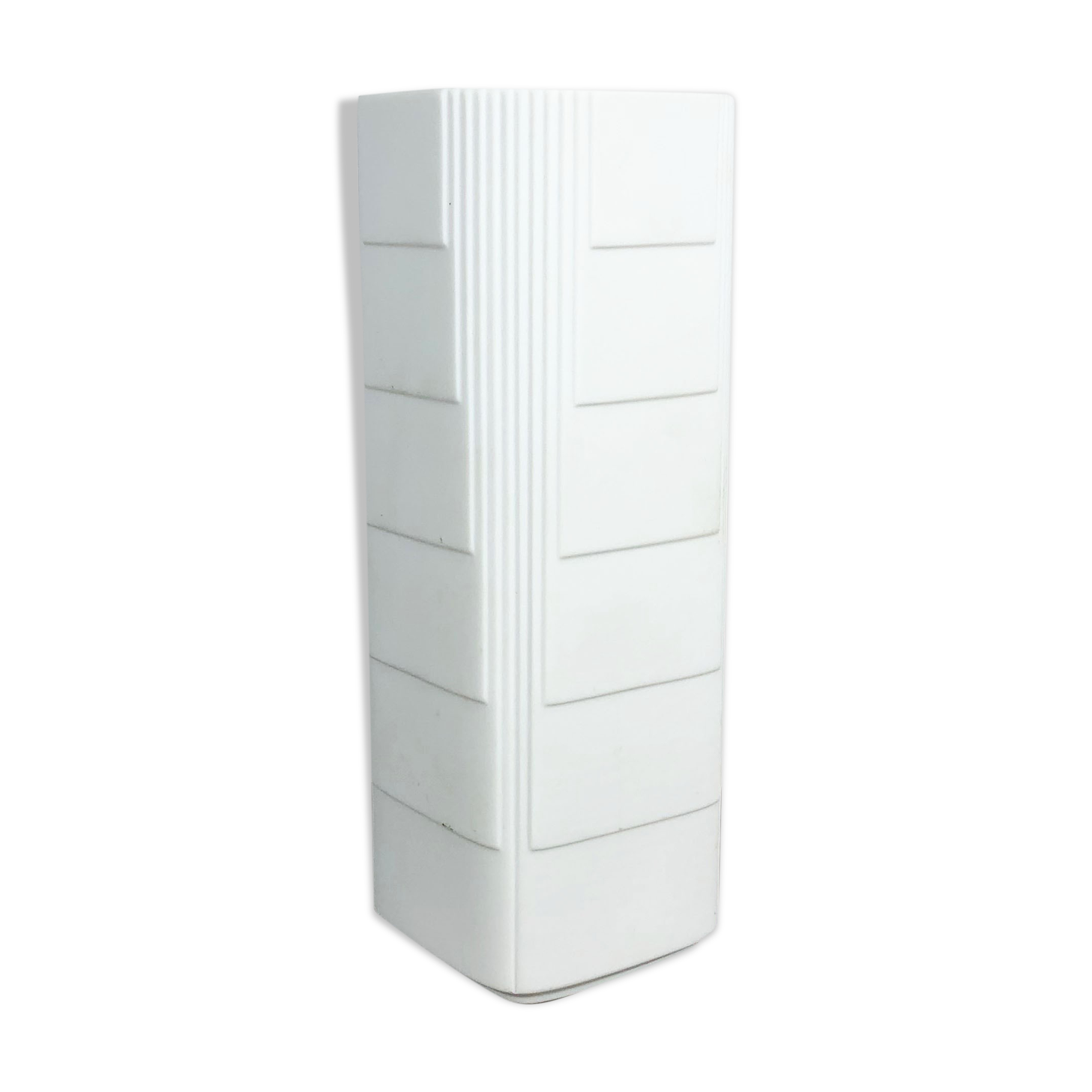 Original porcelain op art vase by Christa Galtz for Rosenthal Germany, 1970s