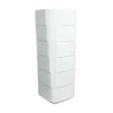 Original porcelain op art vase by Christa Galtz for Rosenthal Germany, 1970s