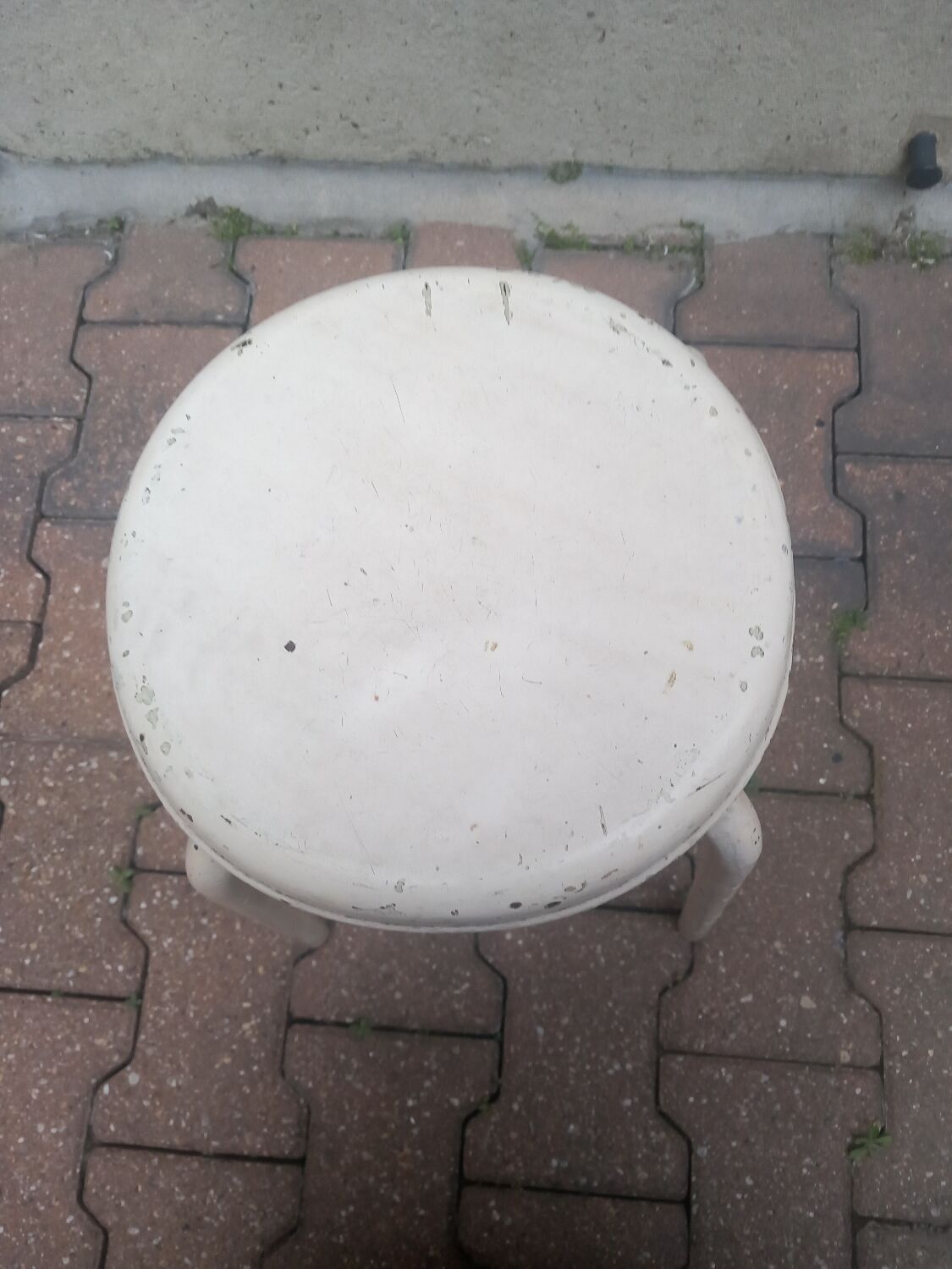Vintage metal stool