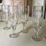 Lot de 8 flûtes à champagne