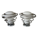 Pair of space age wall lights by Delmas from the 70s