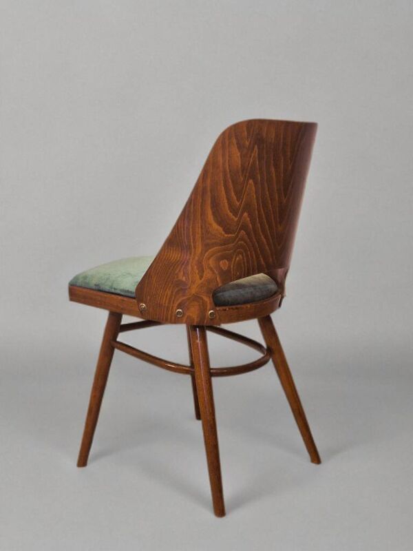 Chaise TON514 Oswald Haerdtl, Vintage tchèque 1960s