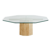 Italian limestone coffee table (MK9883)