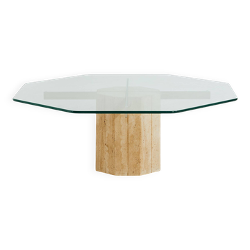 Italian limestone coffee table (MK9883)