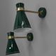 Two Flexible Wall Lamps by Napako in Stilnovo Style, 1960s, Restored