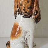 Vintage ceramic dog umbrella stand