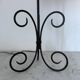 Wrought iron spiral lamp