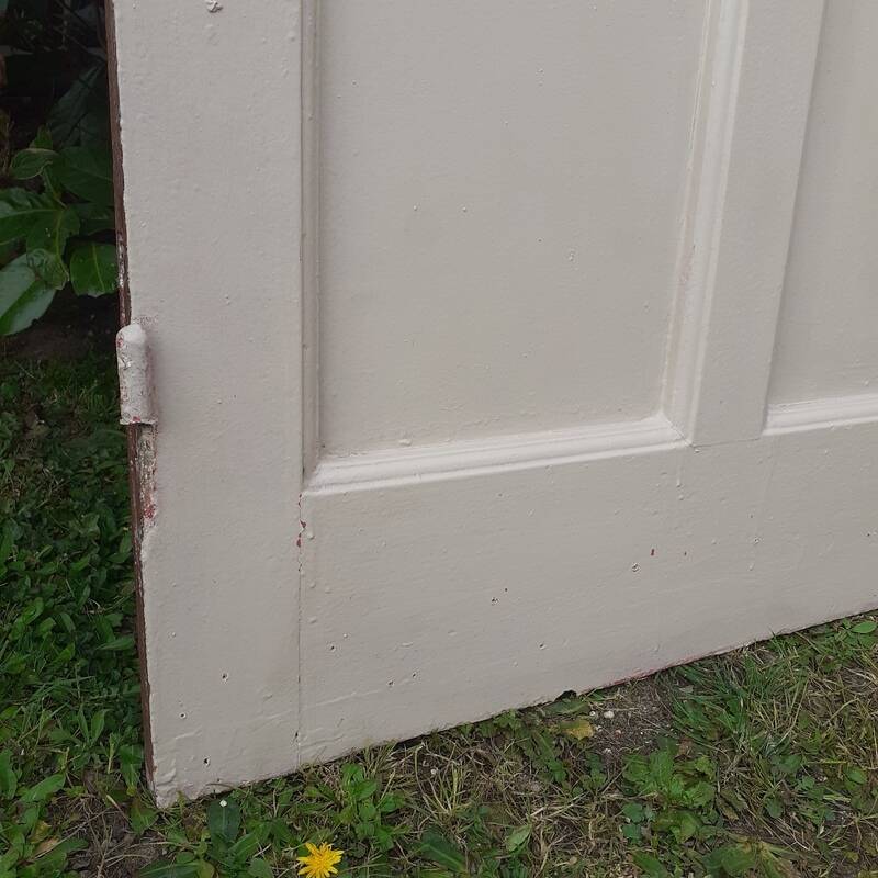Old exterior entrance door solid H225xW86cm solid wood