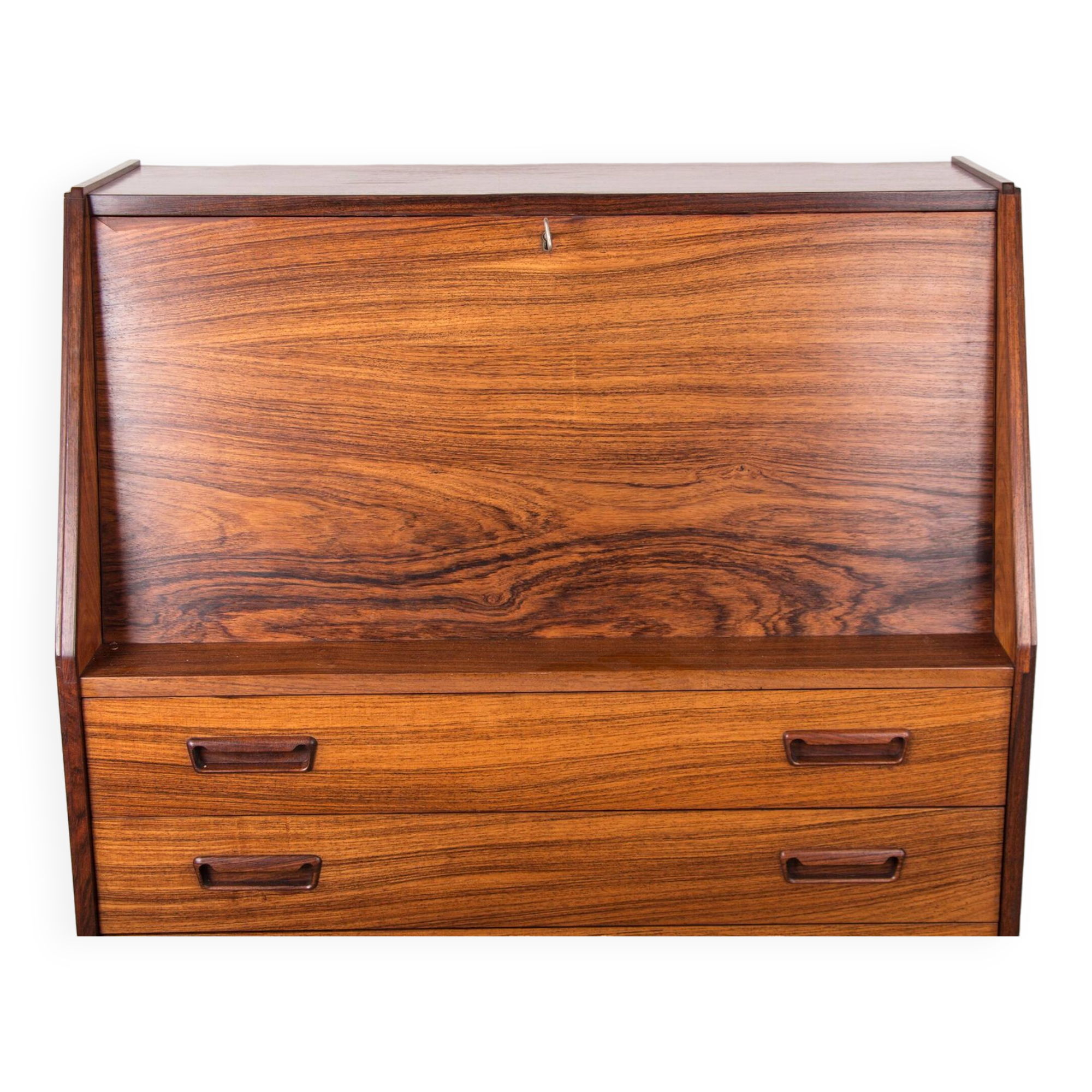 Secretary, desk, Danish in Rio rosewood by Dyrlund 1960.