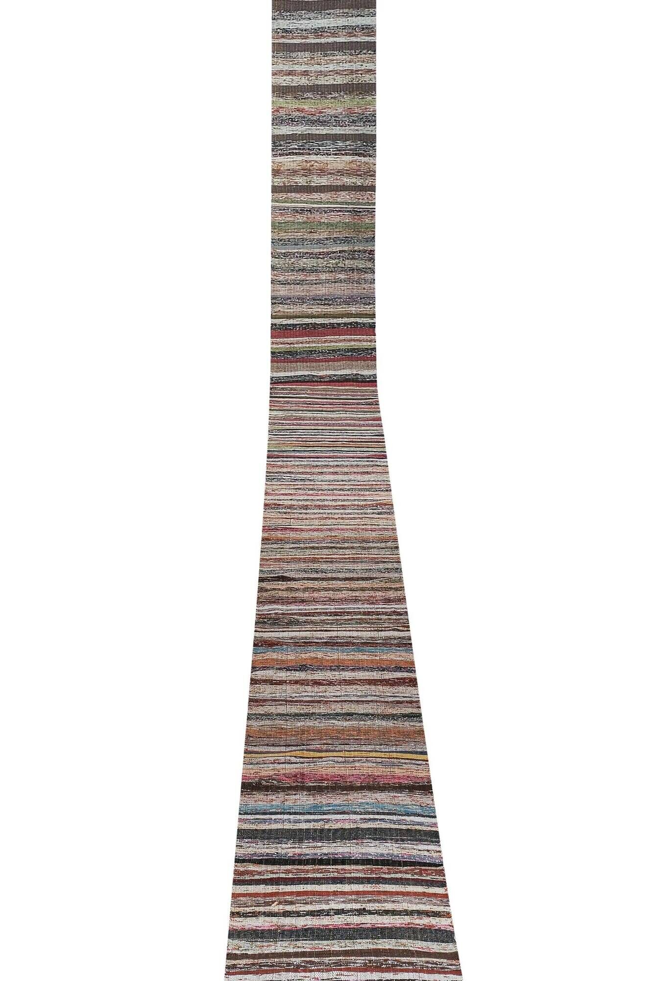 Vintage Turkish hallway rug 69x1 cm