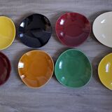 8 Vintage plates, 60s/70s