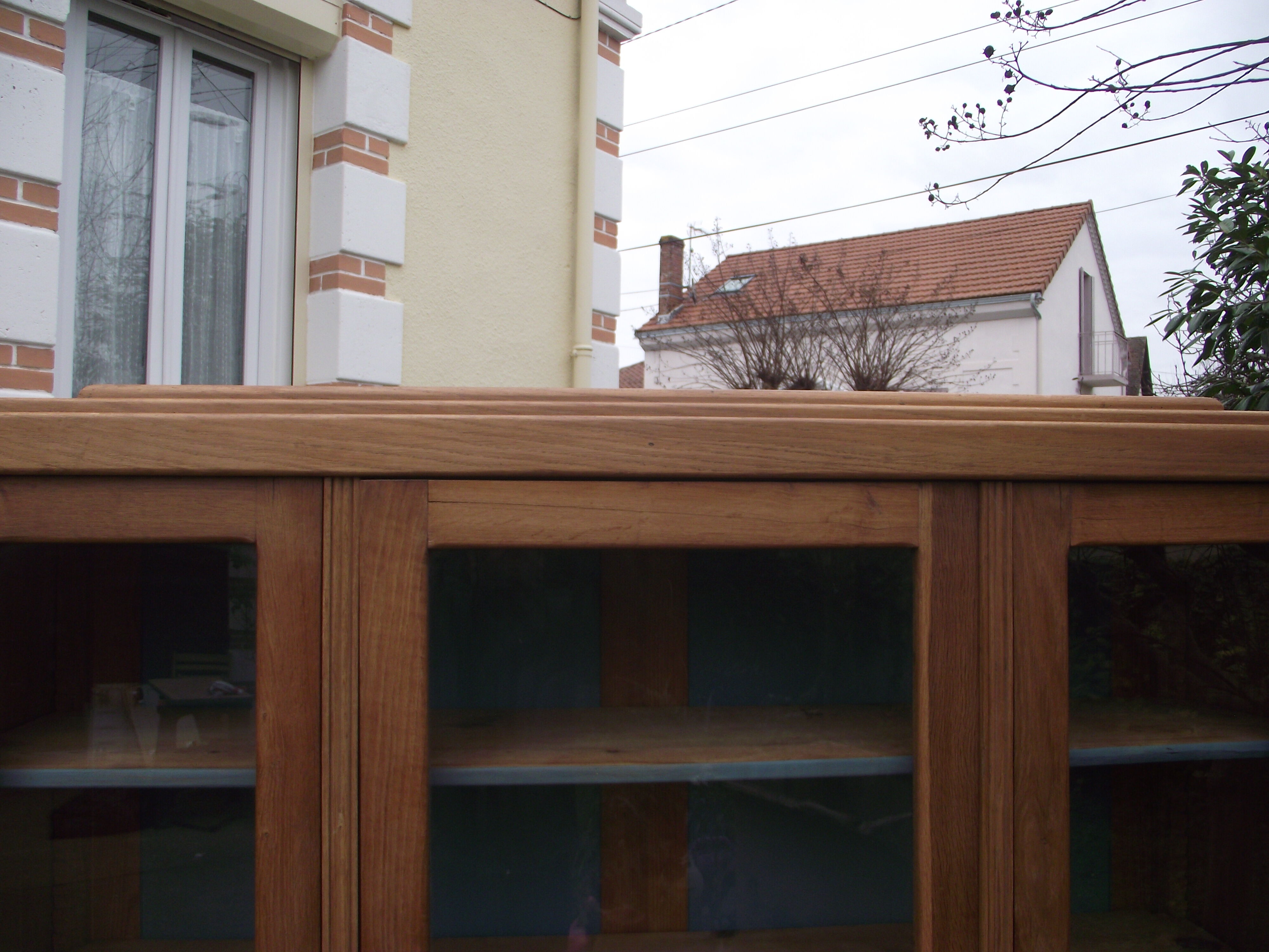Library of the 50s in solid oak