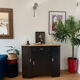 Black art deco cabinet