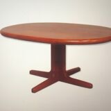 Oval coffee table Glostrup teak 60s