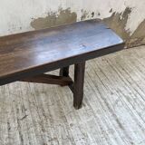 Paire de bancs en chêne massif