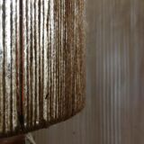Lampe à poser en fil de jute naturel