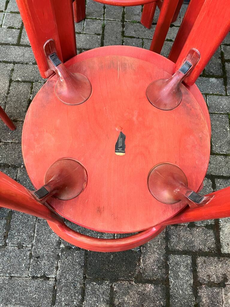 6 bruno rey chairs stein am rhein