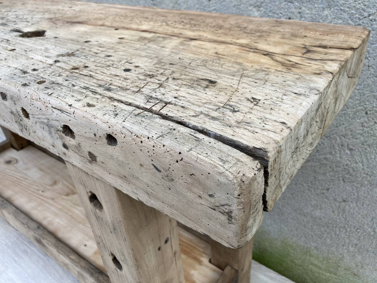 Old small carpenter's workbench