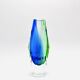 Vase Alessandro Mandruzzato - Murano - Sommerso - Blue & Green - 1960