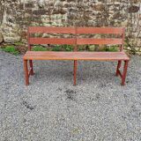 Wooden bench