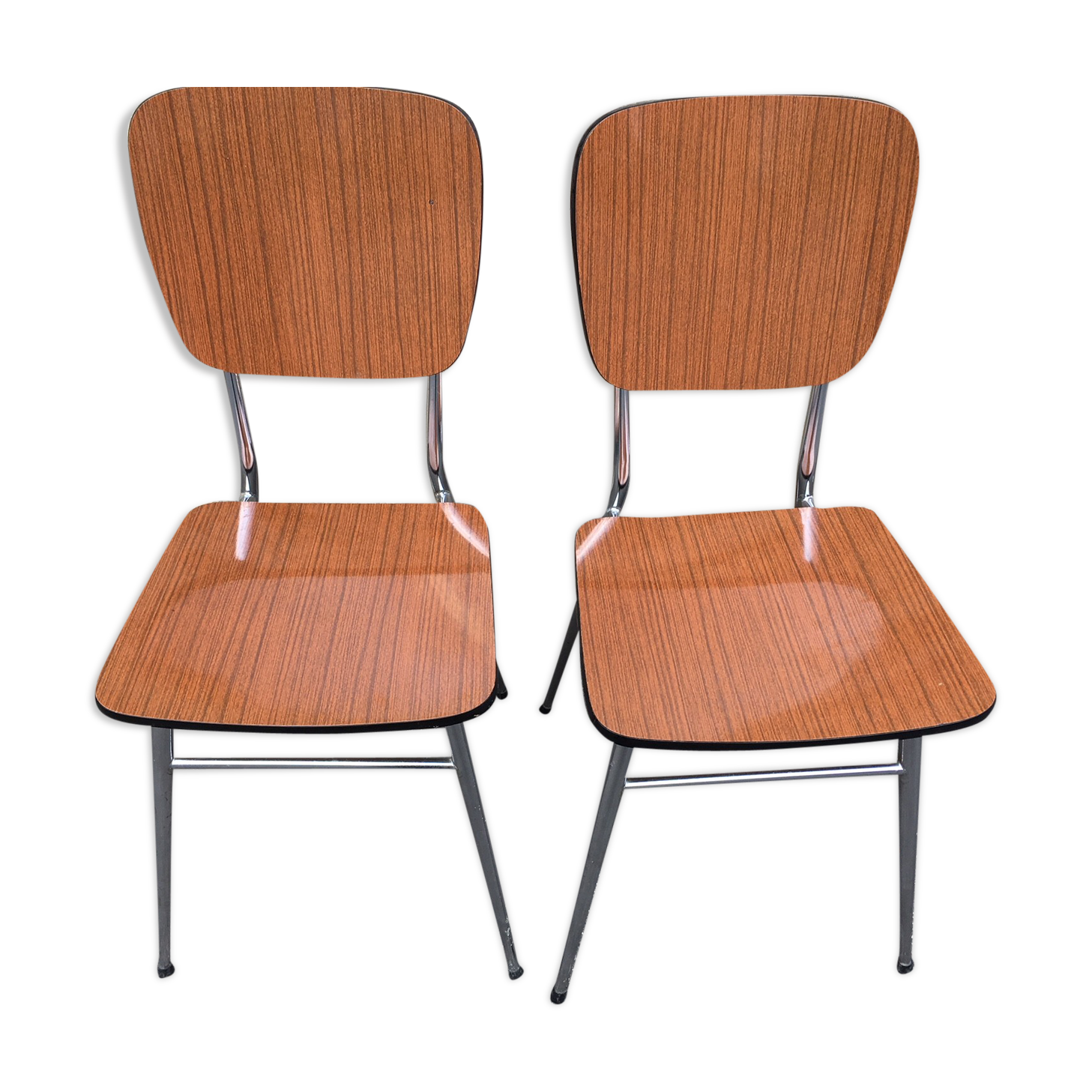 Pair of chairs formica supermatic