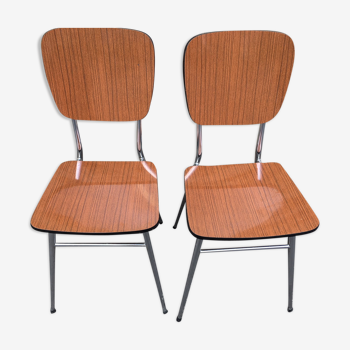 Pair of chairs formica supermatic