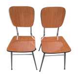 Pair of chairs formica supermatic