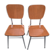 Paire de chaises formica supermatic
